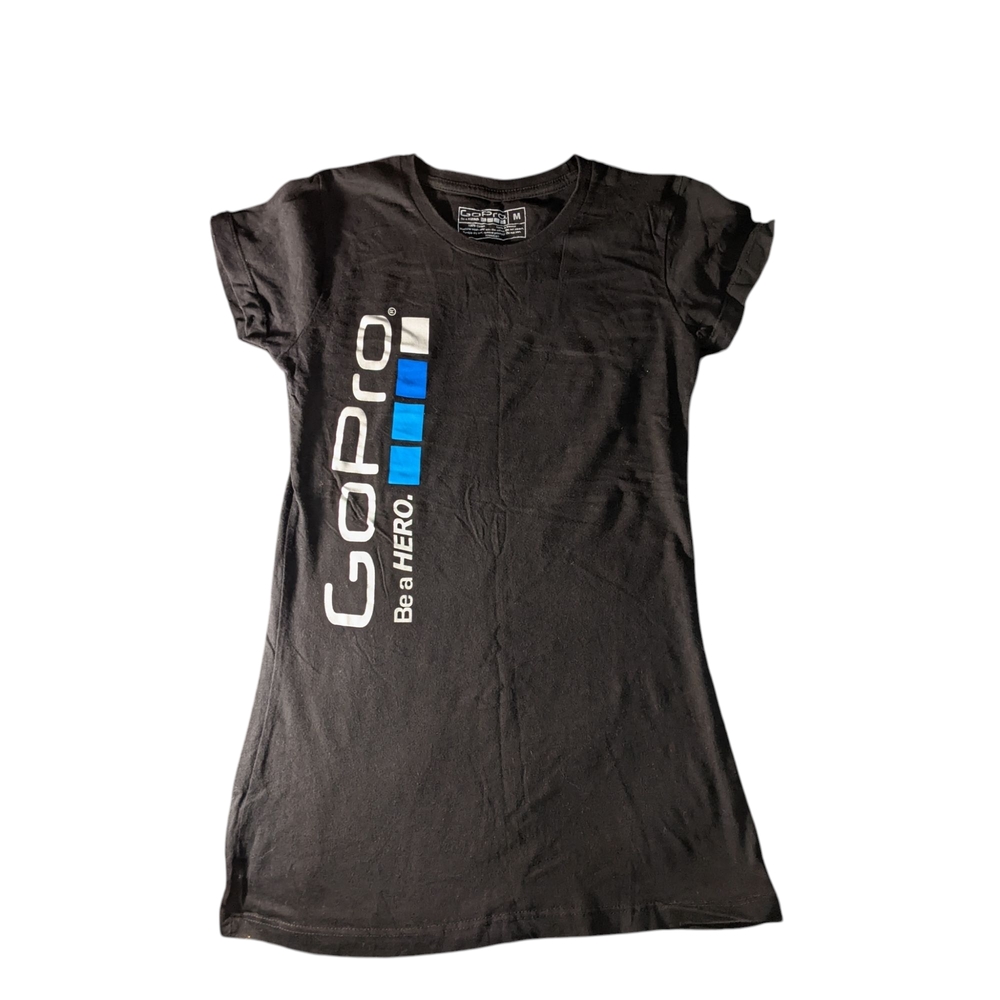 GoPro Black Short Sleeve Tee with Logo Size M